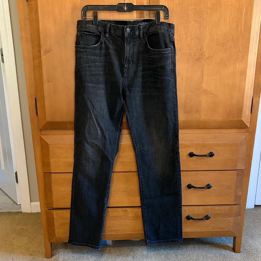Men’s Outerknown Straight Sea Jeans Black